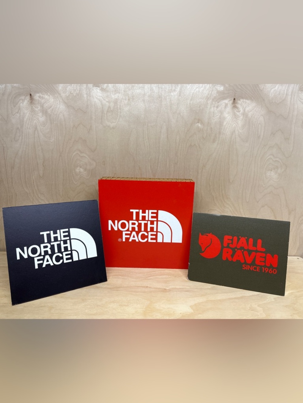 The North Face, Fjallraven and Thermarest Logo Panels and Hangers
